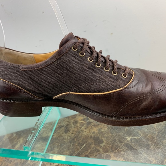 Timberland Boot Co. Tackhead Brown Wingtip Shoes 7 - Picture 2 of 8